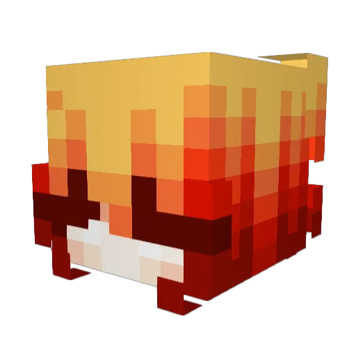 flep_kkj Minecraft avatar head, 3D render