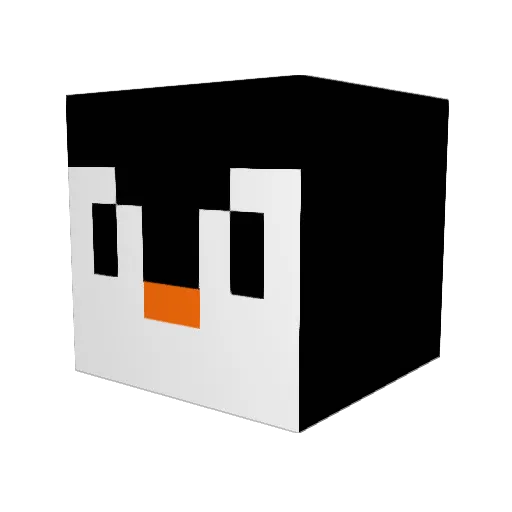 flepperbelly Minecraft avatar head, 3D render