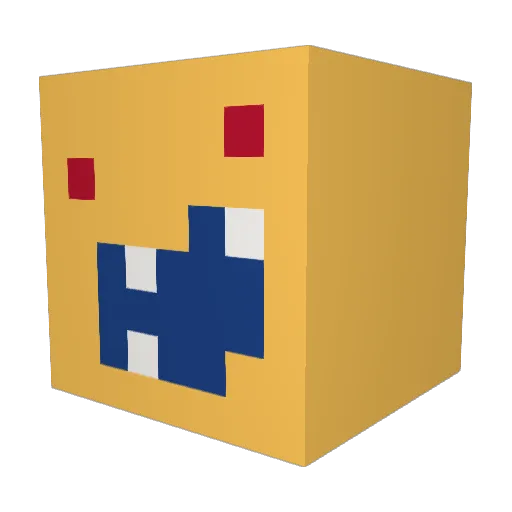 fleshforyou Minecraft avatar head, 3D render