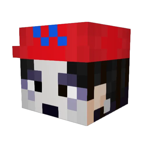 fletcher_shears Minecraft avatar head, 3D render