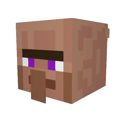 flex1n Minecraft avatar head, 3D render