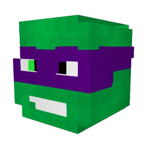 flexebol Minecraft avatar head, 3D render