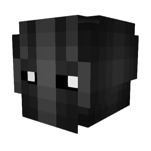 flexhope Minecraft avatar head, 3D render
