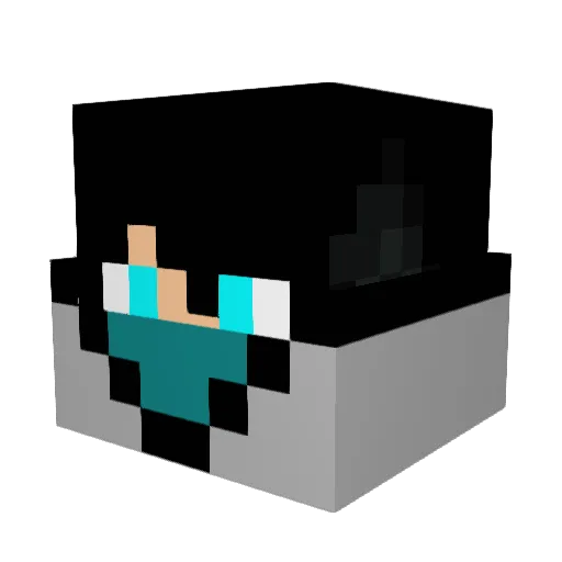 flgatorconnor Minecraft avatar head, 3D render