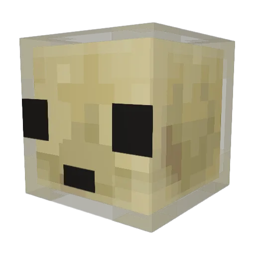 flickarick Minecraft avatar head, 3D render
