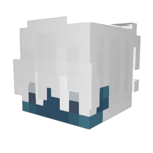 fliczi Minecraft avatar head, 3D render