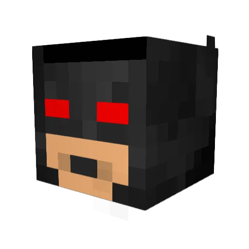 flintstorm Minecraft avatar head, 3D render