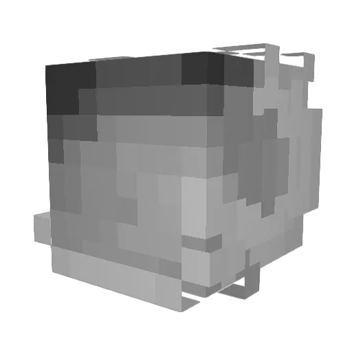 flipflop_0120 Minecraft avatar head, 3D render