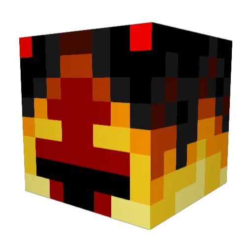 flippedmattress Minecraft avatar head, 3D render