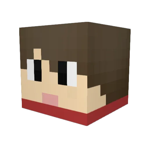 flippy0611 Minecraft avatar head, 3D render