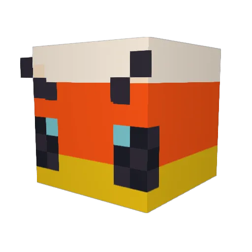 flipswiz Minecraft avatar head, 3D render