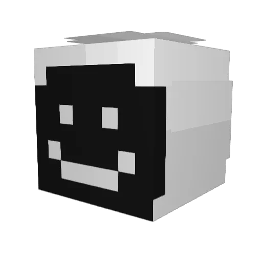 flipy8 Minecraft avatar head, 3D render