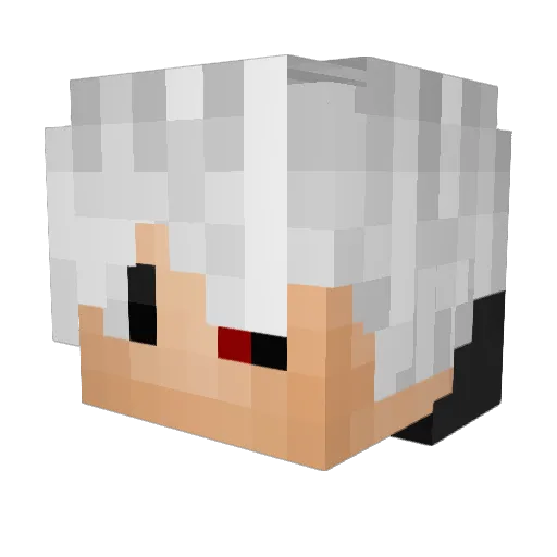fliq0 Minecraft avatar head, 3D render