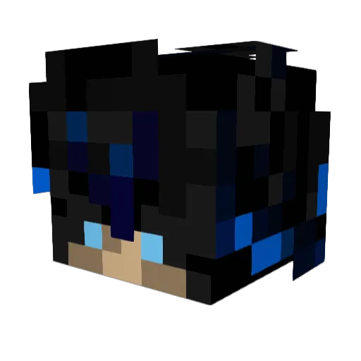 flixi0310 Minecraft avatar head, 3D render