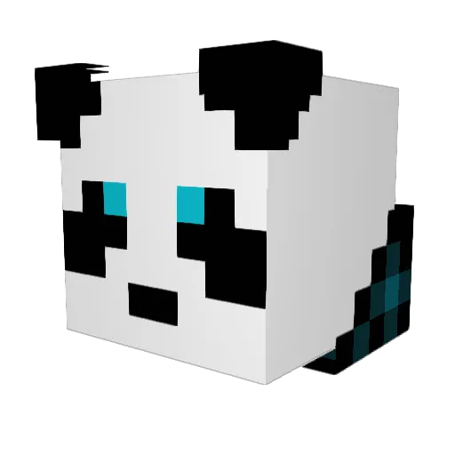 flizx Minecraft avatar head, 3D render