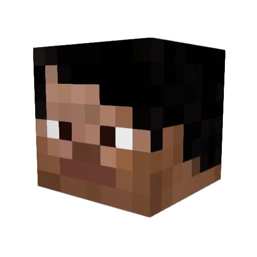 flma1804 Minecraft avatar head, 3D render