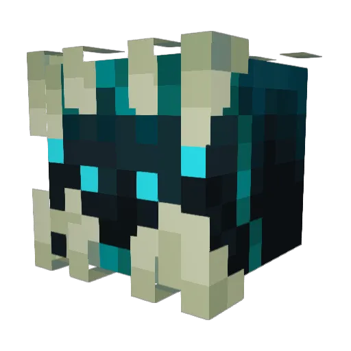 flmngPhoenix Minecraft avatar head, 3D render