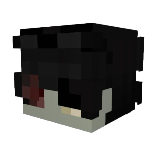 flo4ted Minecraft avatar head, 3D render