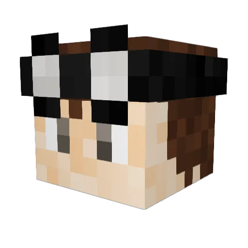 floatinify Minecraft avatar head, 3D render