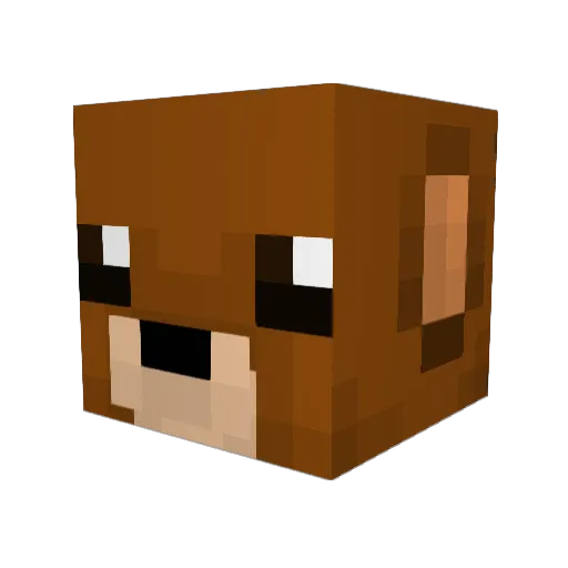 flocka7000 Minecraft avatar head, 3D render