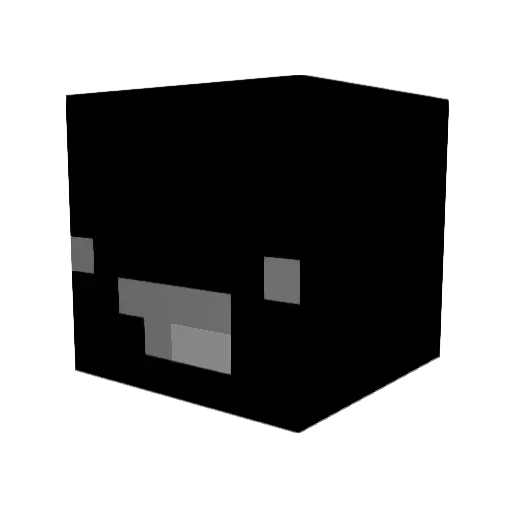 flodish Minecraft avatar head, 3D render