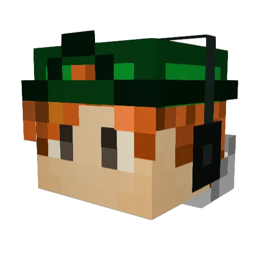 floe_23 Minecraft avatar head, 3D render