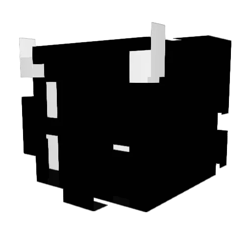 flofrd Minecraft avatar head, 3D render