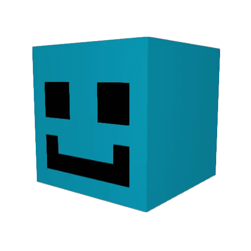 floh7 Minecraft avatar head, 3D render