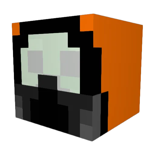 flohmannjr Minecraft avatar head, 3D render