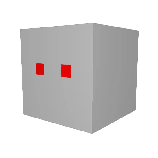 flok32 Minecraft avatar head, 3D render
