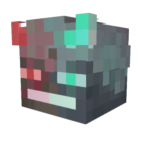 flomaster3642 Minecraft avatar head, 3D render