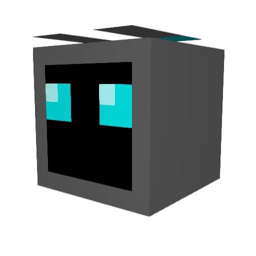 floofystars Minecraft avatar head, 3D render