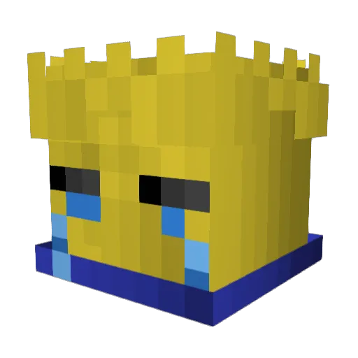 flooia Minecraft avatar head, 3D render