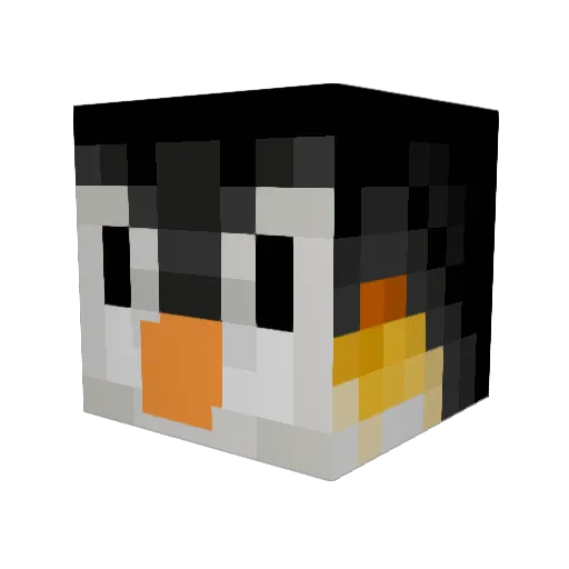 flooris Minecraft avatar head, 3D render