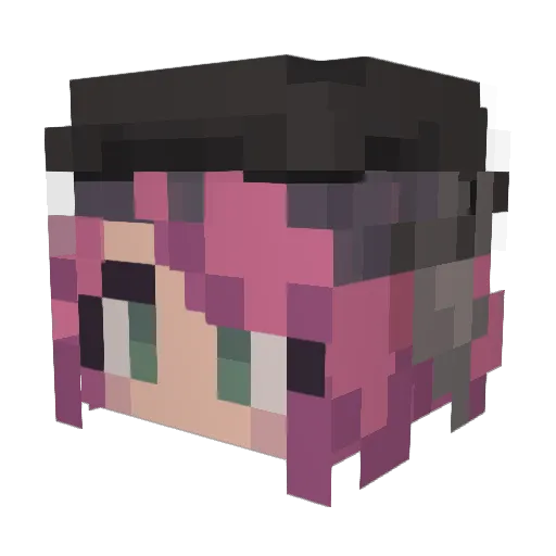 floorsquid Minecraft avatar head, 3D render