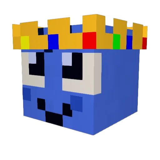 flop89_ Minecraft avatar head, 3D render