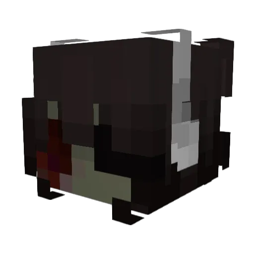floper44 Minecraft avatar head, 3D render