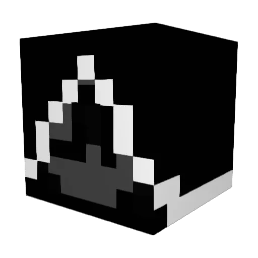 floperator Minecraft avatar head, 3D render