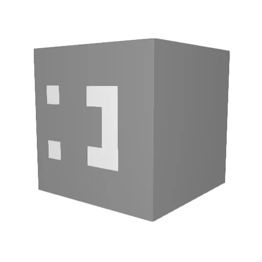 floppacube69 Minecraft avatar head, 3D render