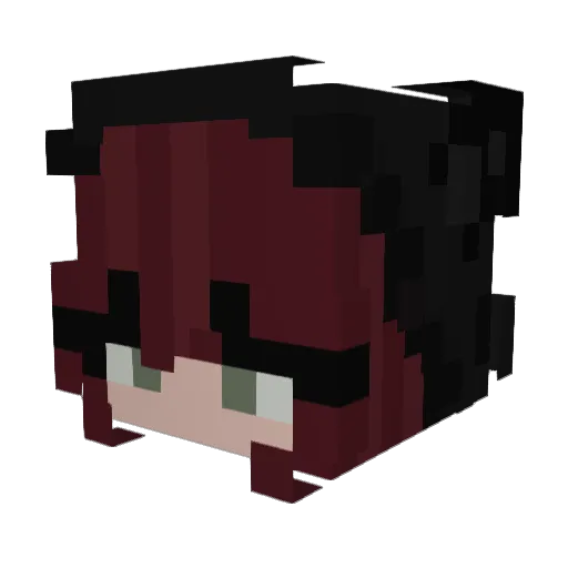 Minecraft-Avatar von florescia: Kopf als 3D-Render