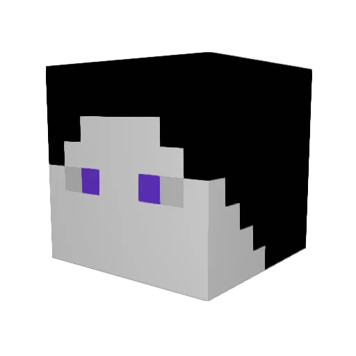 flori44 Minecraft avatar head, 3D render