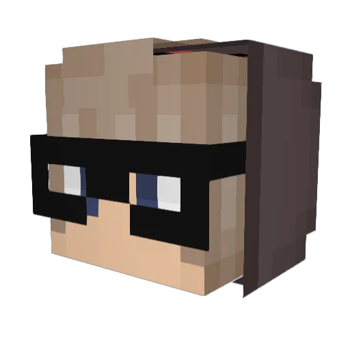 floriii2107 Minecraft avatar head, 3D render