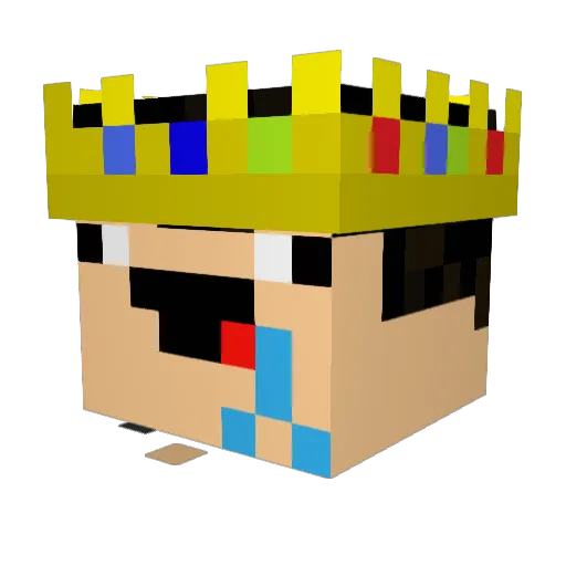 florinandrei1 Minecraft avatar head, 3D render