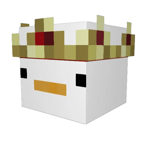 floriswiel Minecraft avatar head, 3D render