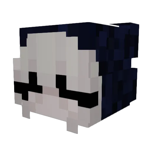 florql Minecraft avatar head, 3D render