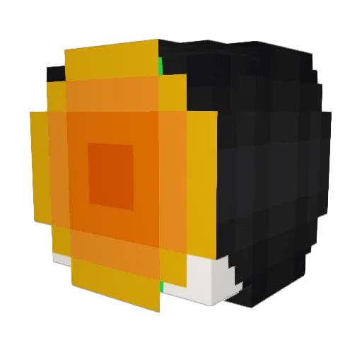 flosese Minecraft avatar head, 3D render