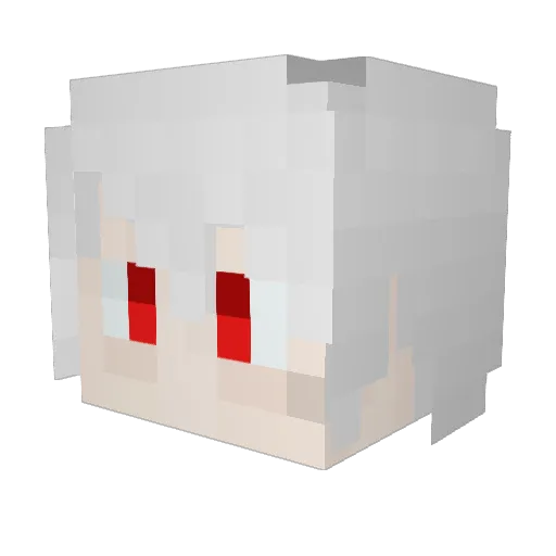 flosh_05 Minecraft avatar head, 3D render