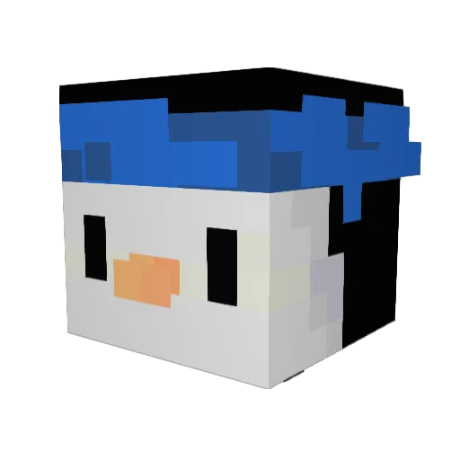 flotim81 Minecraft avatar head, 3D render
