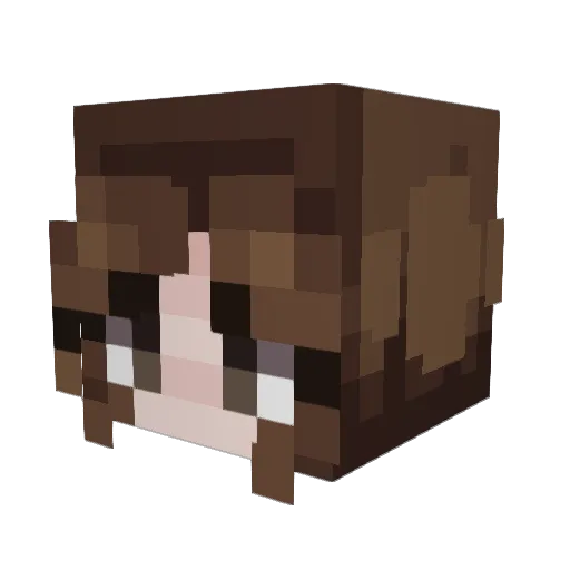 flotingo Minecraft avatar head, 3D render