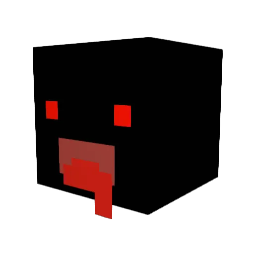flotta Minecraft avatar head, 3D render